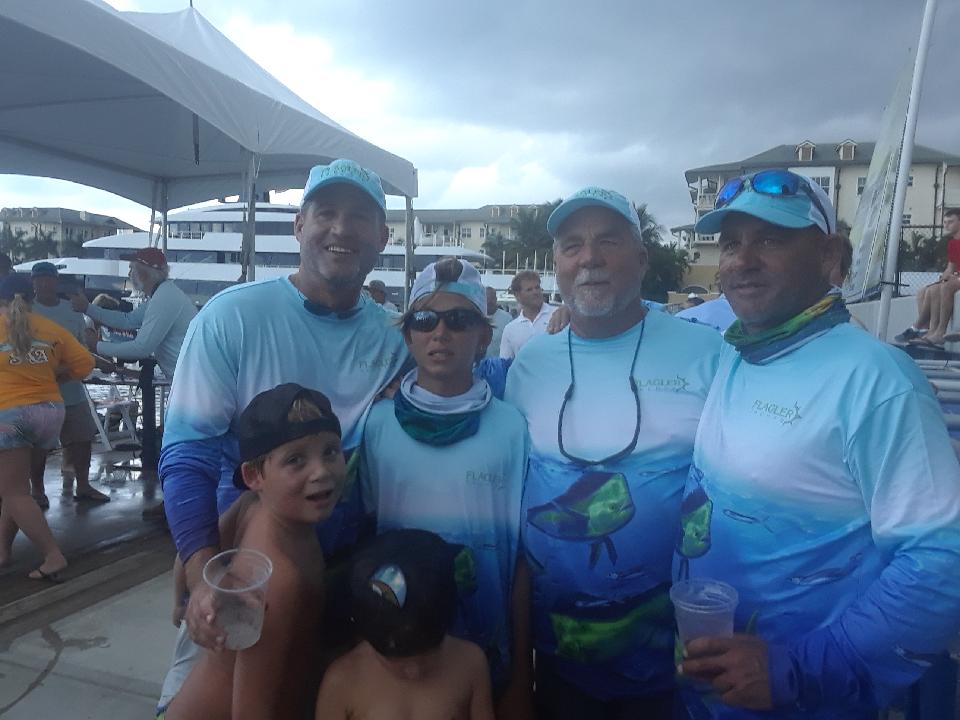 Bradley Bass Family at the Anglers for Cure Event